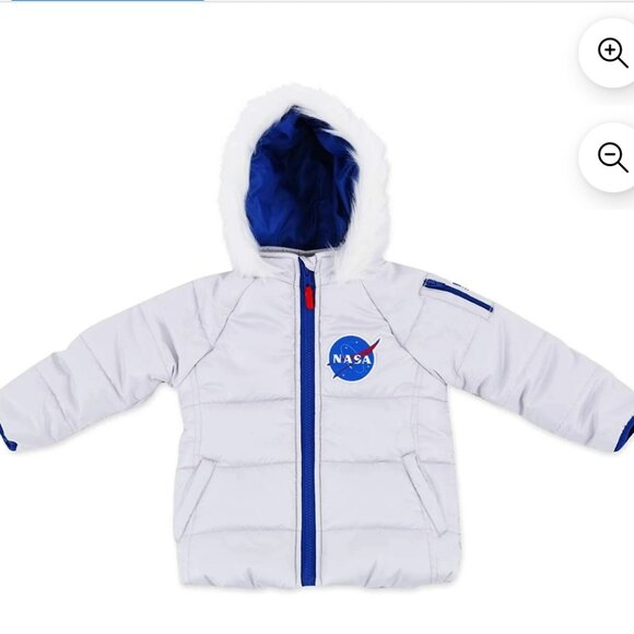 (2) New Toddler NASA Astronaut Explorer Puffer Jacket Coat - outerspace stars :) - Picture 4 of 7
